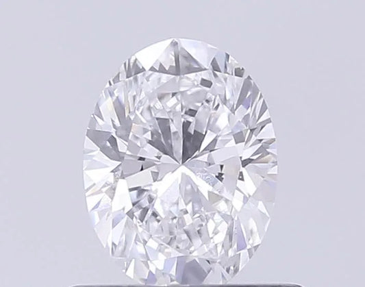 0.51ct Oval Lab Grown Diamond (Colour D, Clarity VVS2, IGI Certified)