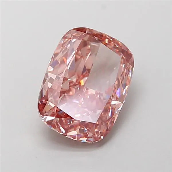 2.01ct Cushion modified Lab Grown Diamond (Colour Fancy Intense Brown Pink, Clarity VVS2, IGI Certified)