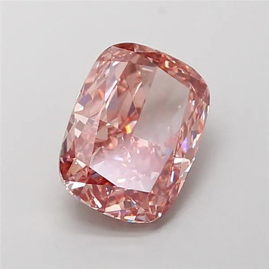 2.01ct Cushion modified Lab Grown Diamond (Colour Fancy Intense Brown Pink, Clarity VVS2, IGI Certified)