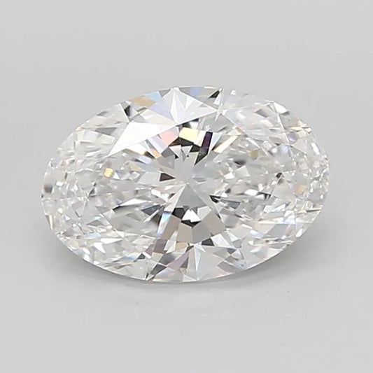 2.51ct Oval Lab Grown Diamond (Colour E, Clarity VVS2, IGI Certified)